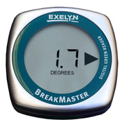 BreakMaster front view with LCD showing slope and direction for quick reads