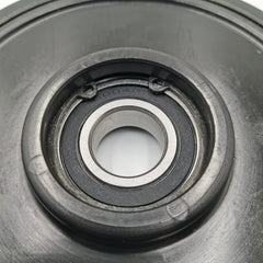 BRGMAX idler wheel installed on Arctic Cat suspension illustrating correct alignment