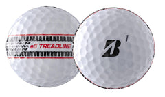Bridgestone e6 Soft Treadline treadline close-up highlighting alignment aid and improved aiming