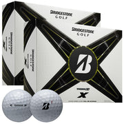 Bridgestone logo front packaging showing 24 balls and tour-focused branding for convenience