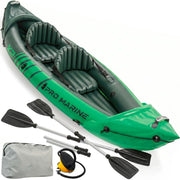 Brone kayak front view showing hull and bow, durable construction benefit