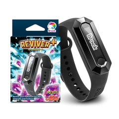 Brook wristband front view showing sleek auto-catch design and easy wearability