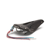 Brooks England B17 Carved front view showing ergonomic profile and classic styling
