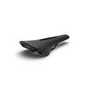 Brooks England C15 front profile showing sleek racing silhouette and improved pedaling