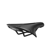 Brooks England Cambium C19 front view showing sleek waterproof profile and immediate comfort