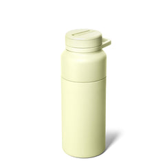 BrüMate front view of Rotera bottle showing Prickly Pear finish and capacity benefit