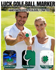 bstwarm marker placed on green demonstrating visibility and placement benefit