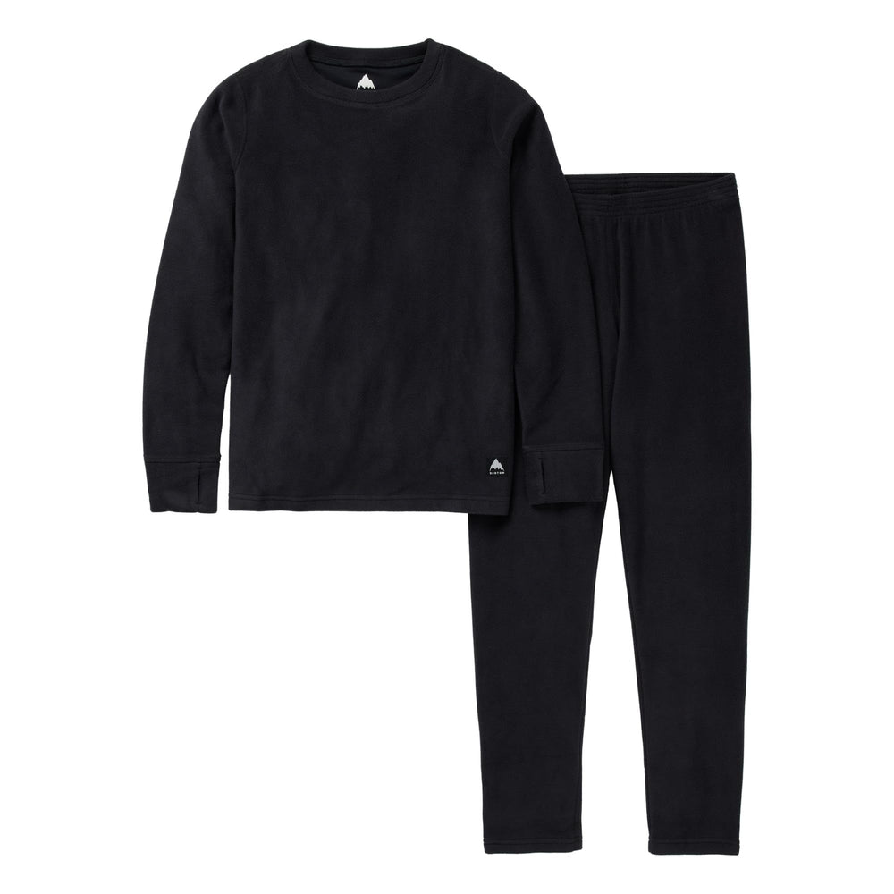Burton front view of kids fleece set showing cozy warmth and streamlined fit