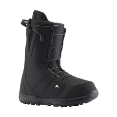 Burton Moto front view showing fit and quick lacing benefit