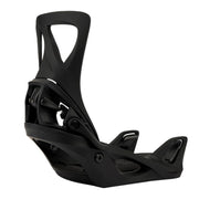 Burton Step On bindings front view showing secure fit and fast entry benefit
