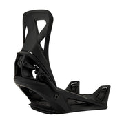 Burton Step On bindings front view showing black finish and quick entry benefit