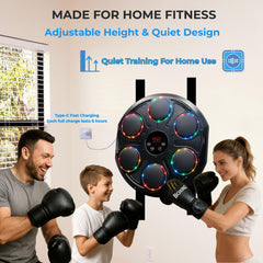 Burwayo LED lights in action highlighting music sync for rhythmic training