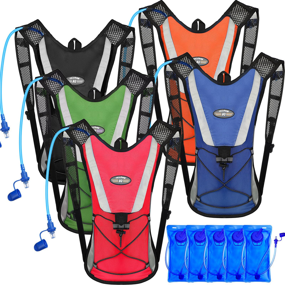 Buryeah front view of hydration pack showing compact fit and storage benefit