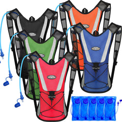 Buryeah front view of hydration pack showing compact fit and storage benefit