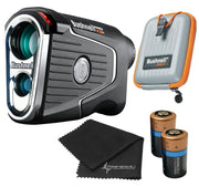 Wearable4U Bushnell Pro X3+ front view showing compact design and ergonomic grip for confident handling