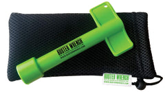 Buster Wrench front view showing overall shape and socket sizes for easy identification and fit