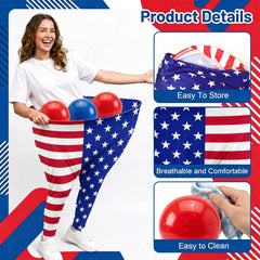 Buyzzus inflatable balls and compact pump detail for fast setup