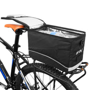 BV saddle bag front view showing secure mount and quick access benefit