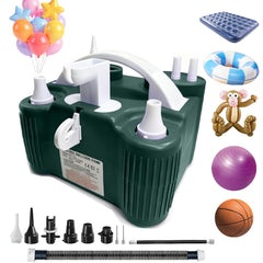 Bygons front view of electric pump showing compact design and quick inflation benefit
