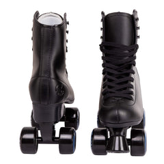 C SEVEN skates worn on a boardwalk demonstrating outdoor cruising comfort