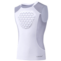 Cabasse front view showing protective sternum padding and streamlined fit for comfort