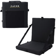 Cache front view of seat showing cushion and back support comfort