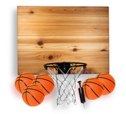 CALI KIWI PROS cedar backboard front view showing natural finish and polished look, adds warmth
