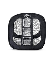 Callaway front view of chipping net showing three targets and compact frame, improves aim