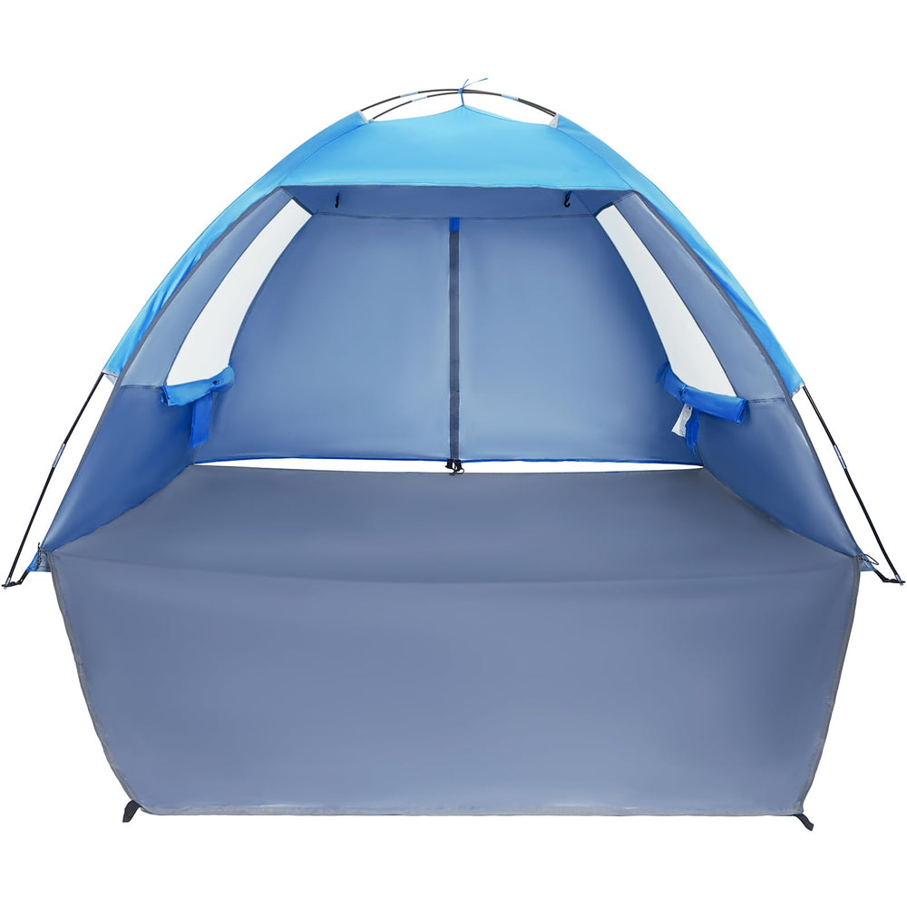 CAMEL CROWN front view open showing spacious interior and shade benefit