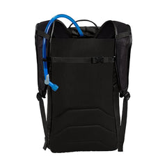 CamelBak secure zip phone pocket and stretch overflow pocket holding essentials and a jacket
