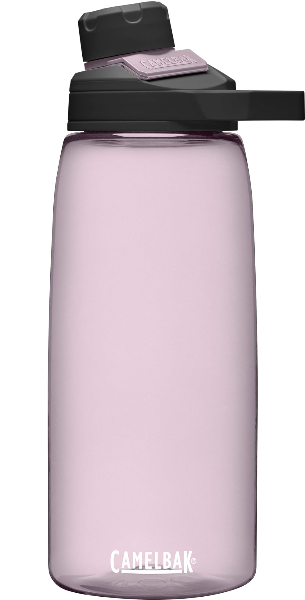 CamelBak Chute Mag front view in Purple Sky showing bottle shape and handle for easy carry