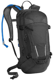CamelBak Mule front view in black showing compact fit and quick access pockets