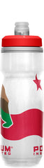 CamelBak Podium Chill closeup of high‑flow self‑sealing cap for quick spill‑free drinks