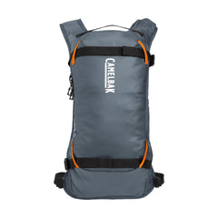 CamelBak Powderhound ski carry system demonstrating secure A‑frame attachment