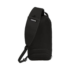 CamelBak double-layer stretch overflow pocket storing a spare bottle for quick access