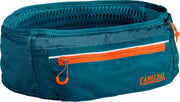 CamelBak Ultra Belt front view in corsair teal showing low-profile fit and accessibility benefit