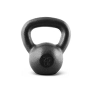 CAP Barbell 25 lb kettlebell front view showing shape and finish benefits durability