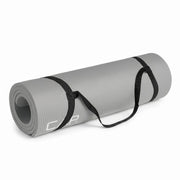 CAP Barbell front view of gray mat showing full length and width, comfortable support