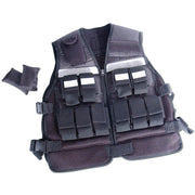 CAP Barbell vest front view showing straps and reflective trim for secure visibility