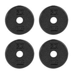 CAP front view of 4-pack showing black cast iron plates and durable finish
