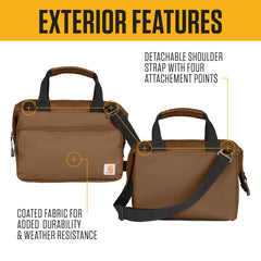 Carhartt wipeable interior liner close-up showing easy-clean benefit