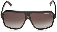 Carrera double bridge close-up highlighting silver monogram and refined metal detail