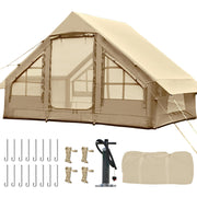 catnaoa front exterior view showing sturdy inflatable frame and quick setup benefit
