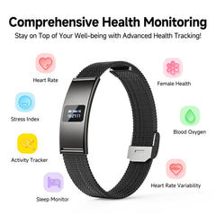 CCHEEN bracelet close-up sensor view capturing accurate heart-rate sensing