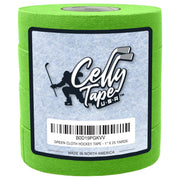 CellyTape front packaging showing neon green tape and four-roll value pack benefit