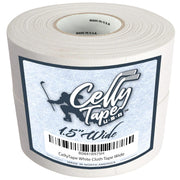 CellyTape front packaging showing two white cloth tape rolls and product branding for dependable grip