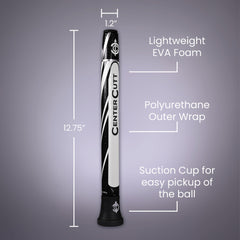 Center Cutt detailed shot of patented double snap ring showing secure, durable connection