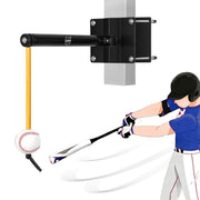 CEPHKY front view of post-mounted tether trainer showing ready-to-hit setup and quick practice benefit