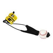 CEPHKY front setup showing trainer attached to post and ready for hitting, boosts practice efficiency