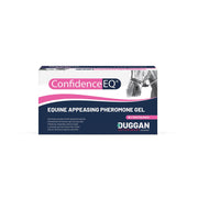 Dover Saddlery Ceva Confidence EQ front packaging showing ten 5 ml gel tubes for calm handling